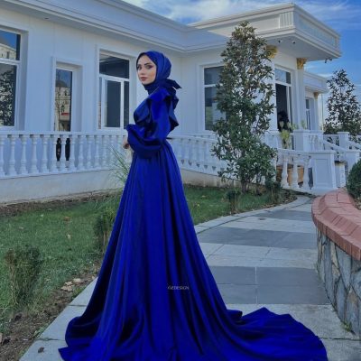 Tasarım Abiye Gece Mavisi